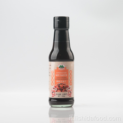 Bottiglia da 150 ml di salsa di soia scura